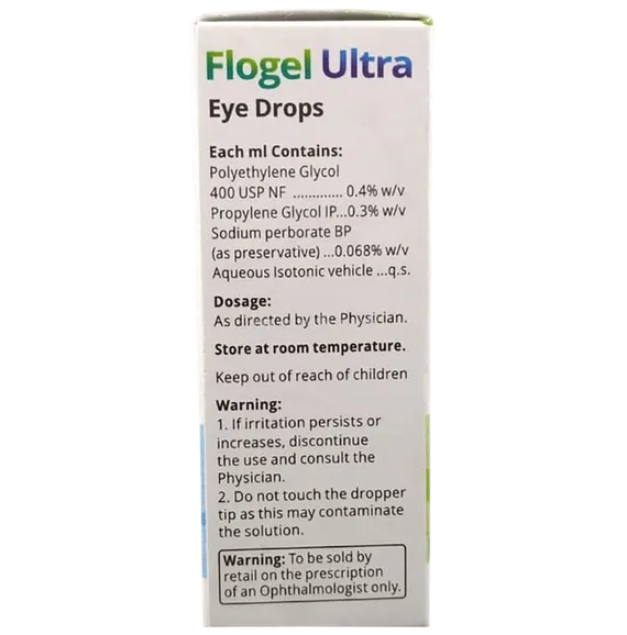 flogel ultra eye drops 10 ml